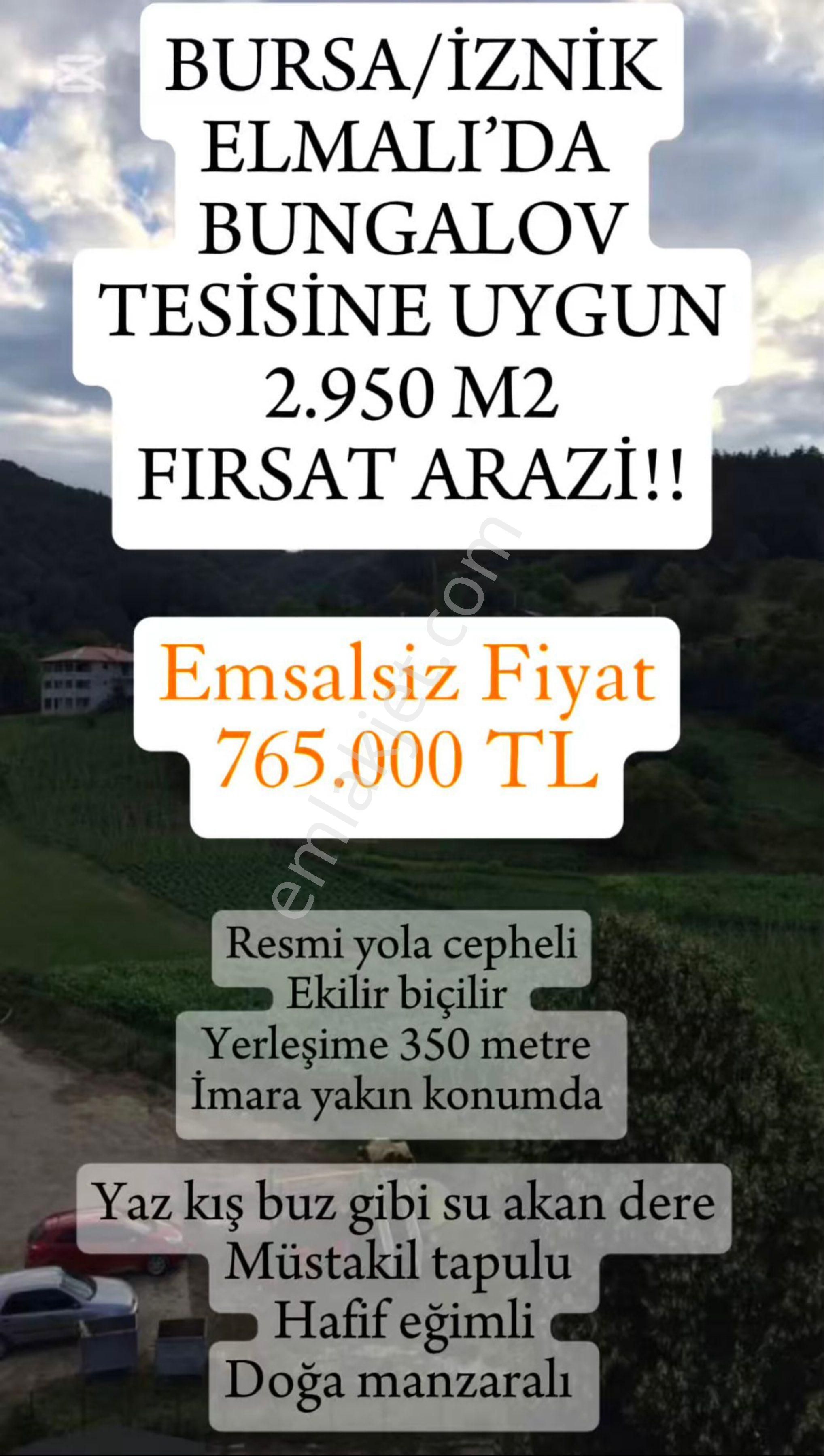 🏡 Bursa İznik Elmalıda Bungalov Tesisine Uygun Muhteşem Manzaralı Yaşam Alanı! 🌿