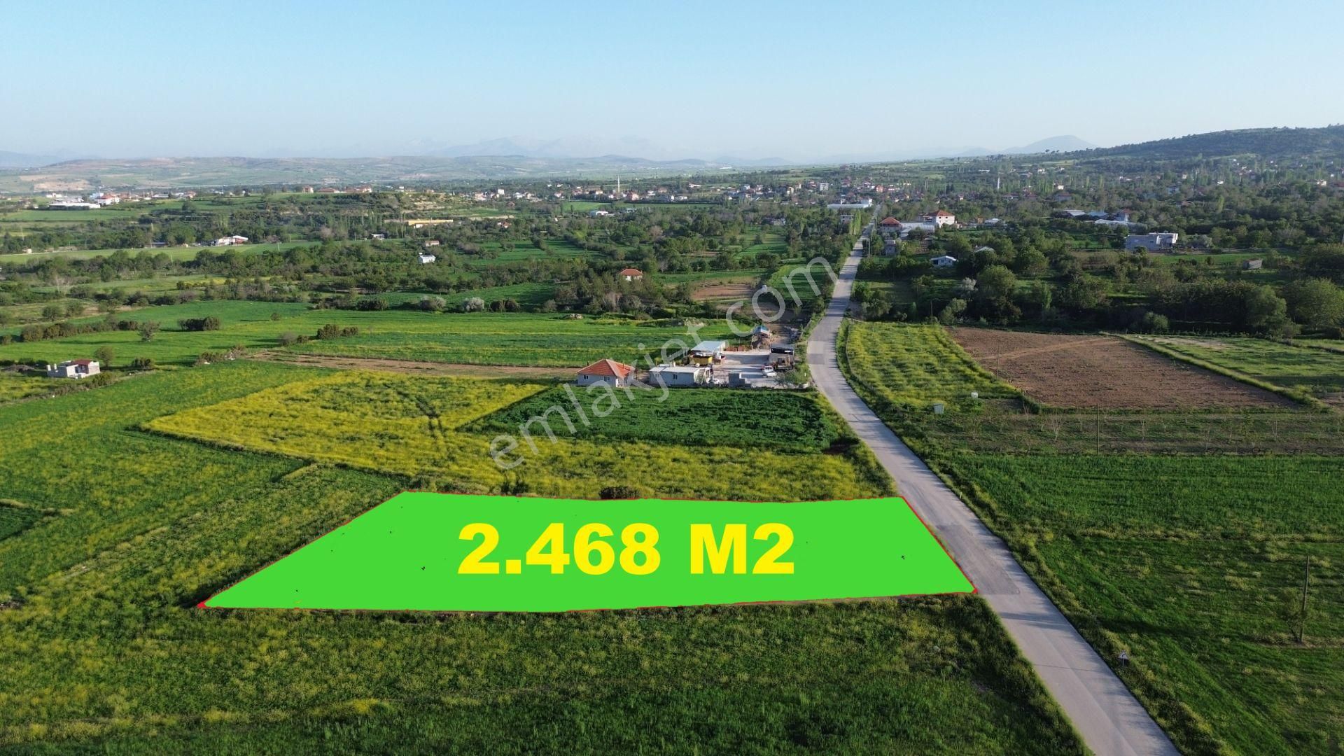 Korkuteli Yeltende Satılık Yeşilyayla Yol Kenarında Bahçe Ve Ev Yapımına Uygun 2.468 M2 Tarlaa