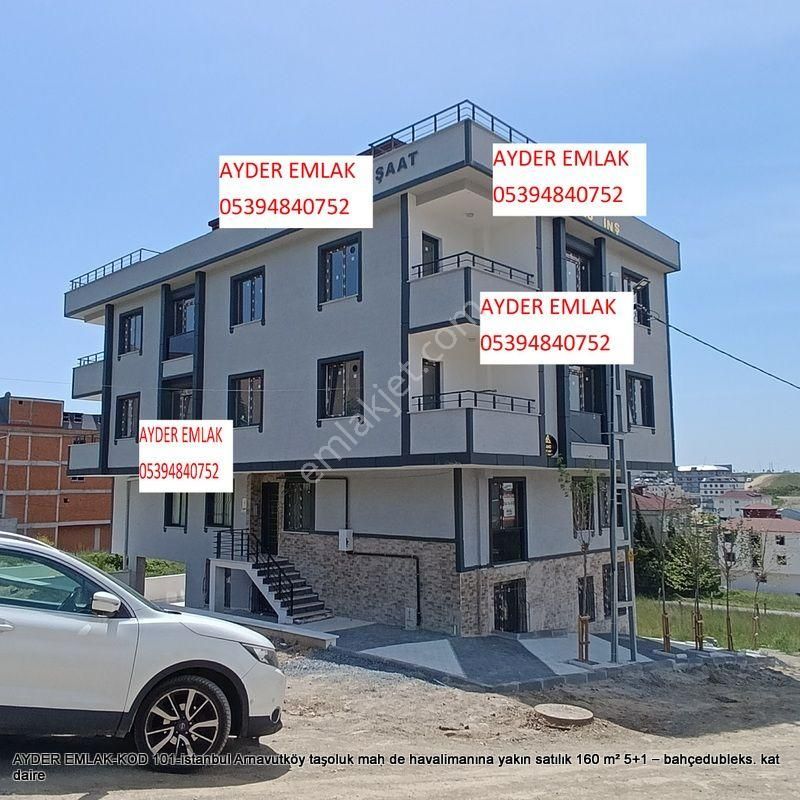 Arnavutköy Taşoluk Mah De Havalimanına Yakın Satılık 160 M² 5+1 – Bahçedubleks. Kat Daire