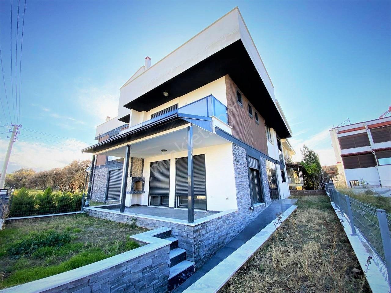 💎aygül'den💎ören'de 💎sıfır Şömineli Teraslı Bahçe Kullanımlı Ultra Lüks Müstakil 4+1 Satılık Villa