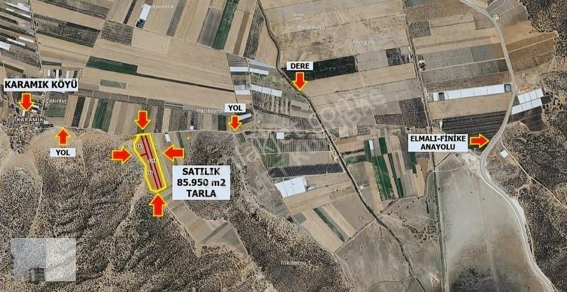 *mk Emlak'ta Karamık Mah Yola Sıfır 85.950 M2 Satılık Tarla - Görsel 2