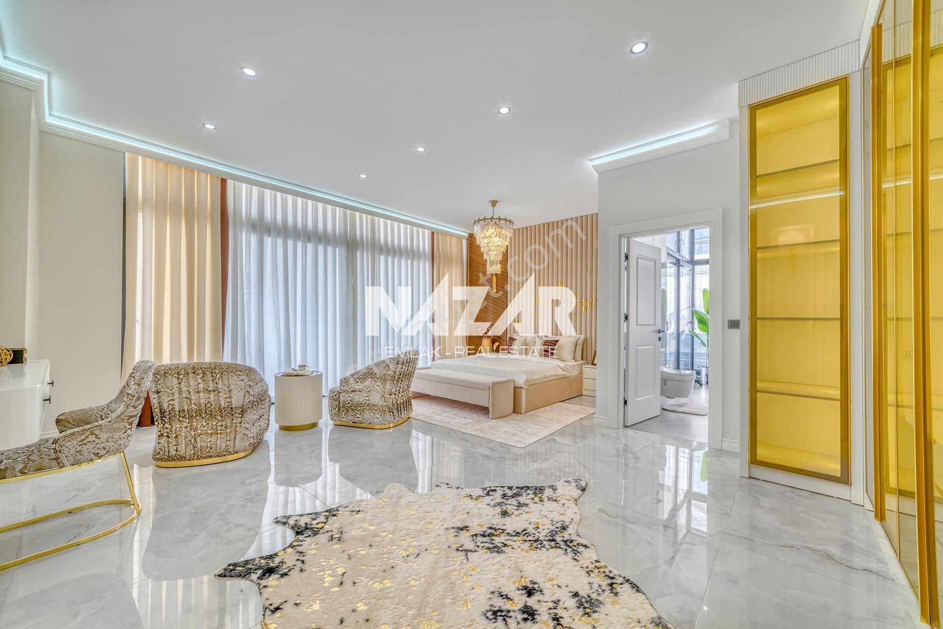 Alanya Kargıcak’ta Satılık Deniz Manzaralı 4+1 Tripleks Lüks Villa - Görsel 25