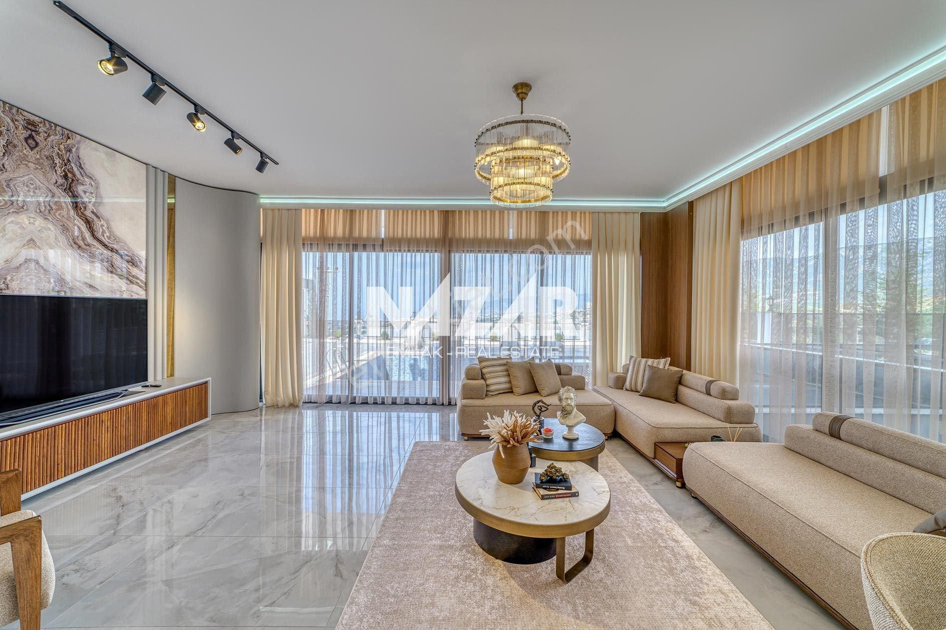 Alanya Kargıcak’ta Satılık Deniz Manzaralı 4+1 Tripleks Lüks Villa - Görsel 18