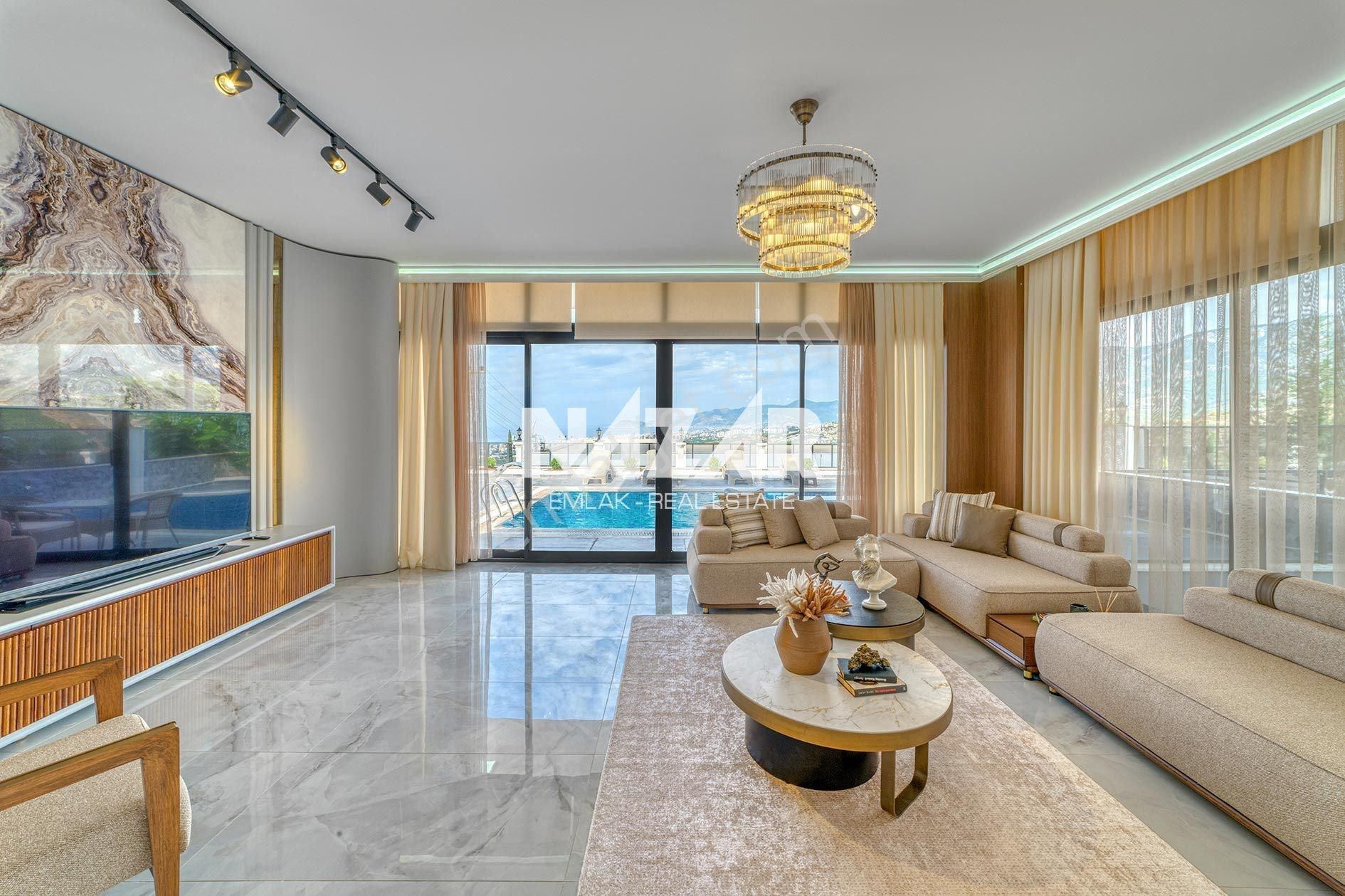 Alanya Kargıcak’ta Satılık Deniz Manzaralı 4+1 Tripleks Lüks Villa - Görsel 22