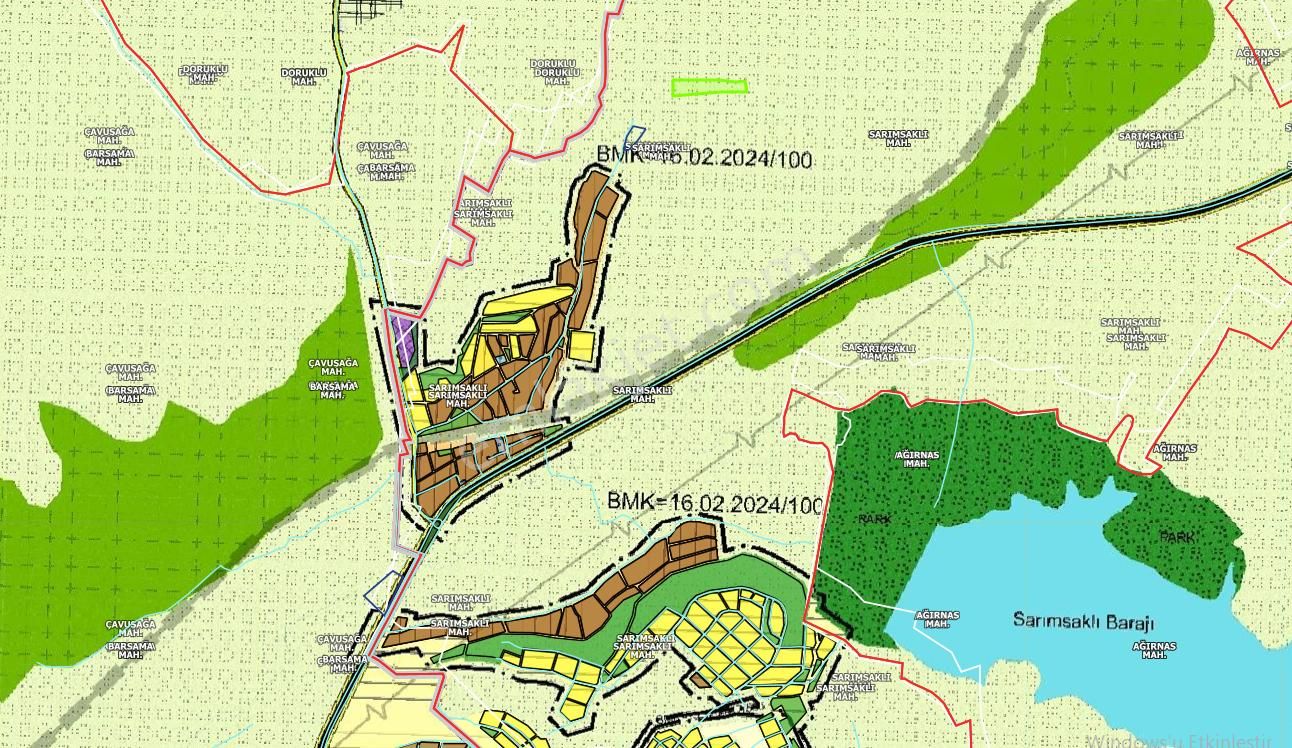 Sarımsaklıda Satılık Tarla Yerleşke Yanında 13.247 M2