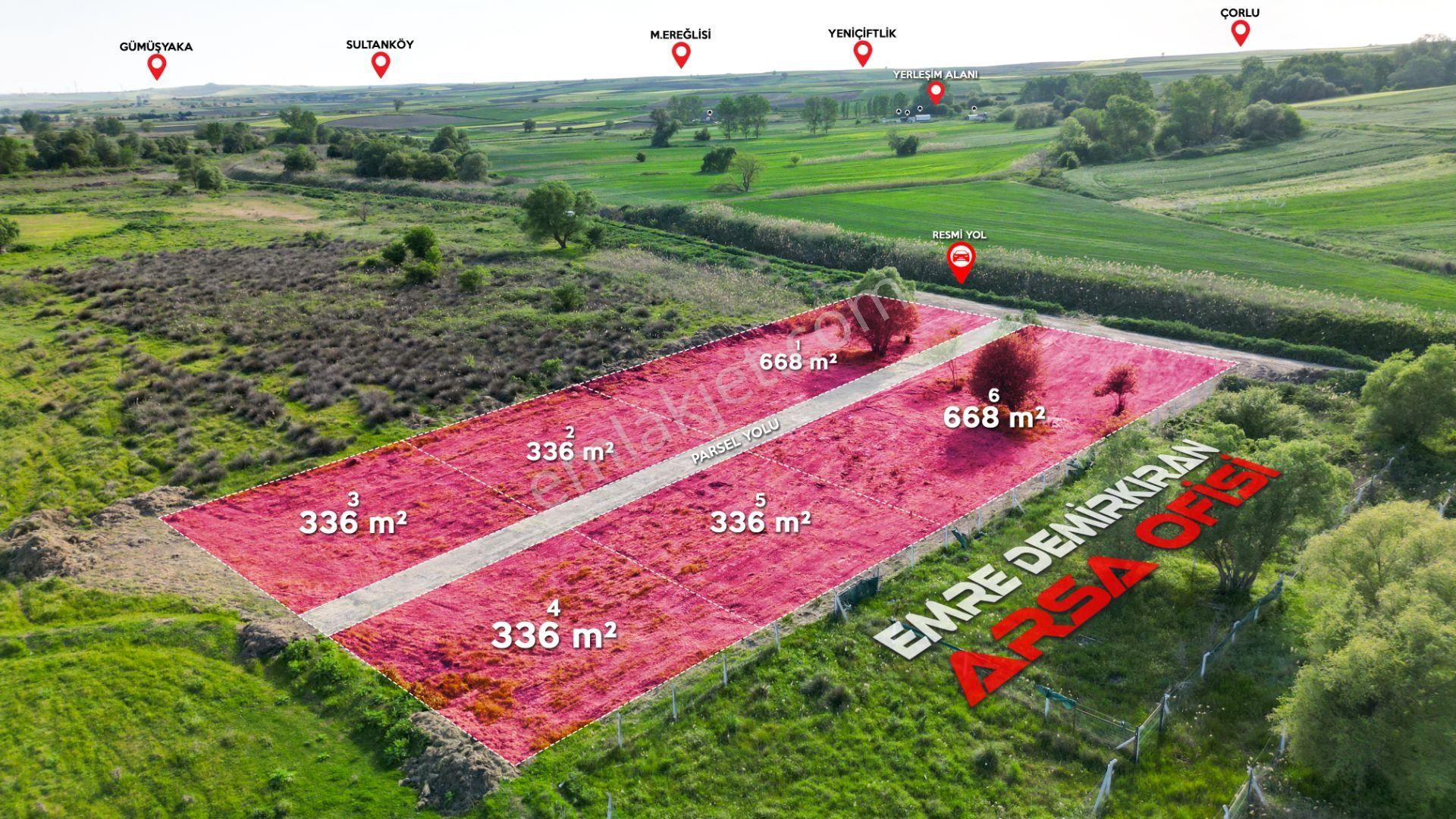 Değirmenköy’de 336 M²/668 M² Resmi Yola Cephe Satılık Parseller