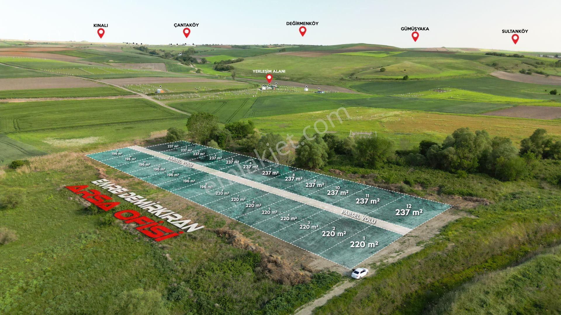 Değirmenköy’de 200/237 M² Yeşilin İçinde Satılık Parseller
