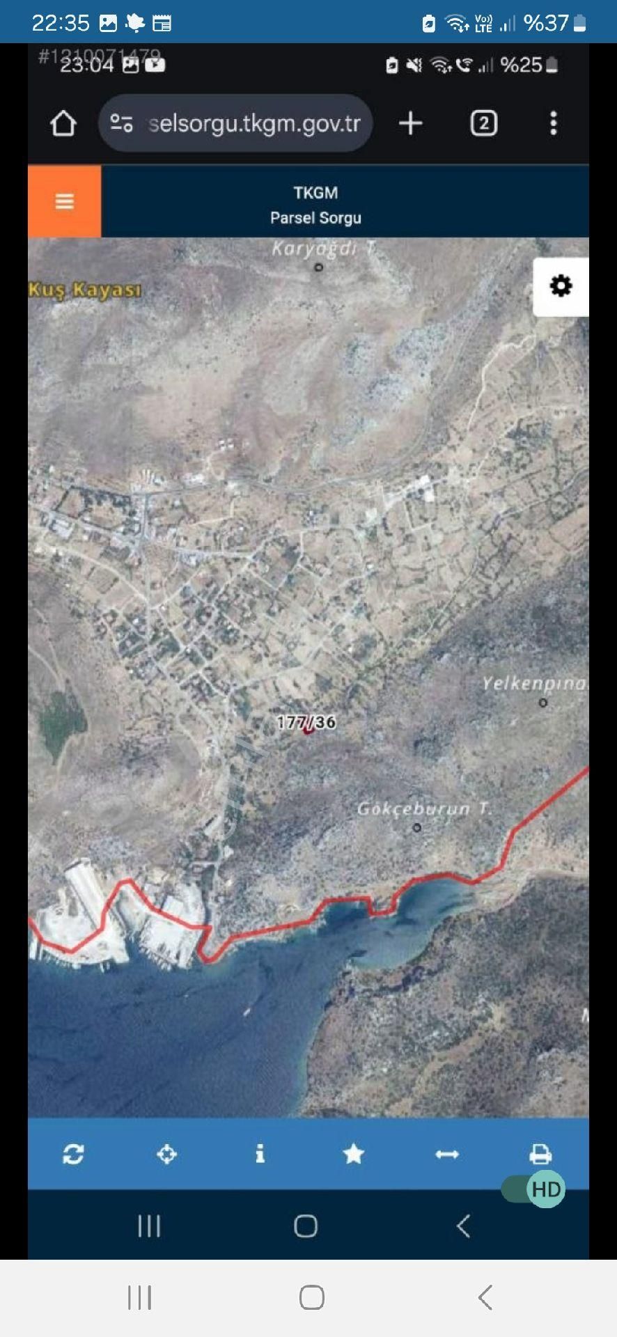 Marmaris Bozburun Da Denize Yakın 690m2 Yerimiz Satılıktır