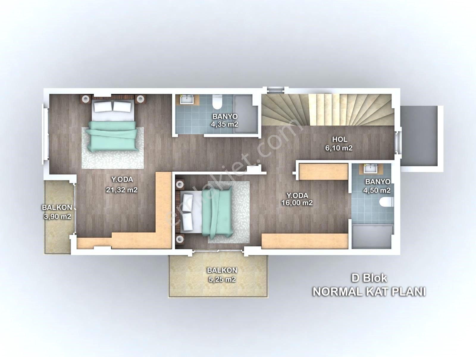 Goldhouse Dan Satılık Villa Karagedik De Özel Havuzlu 5+1 - Görsel 11