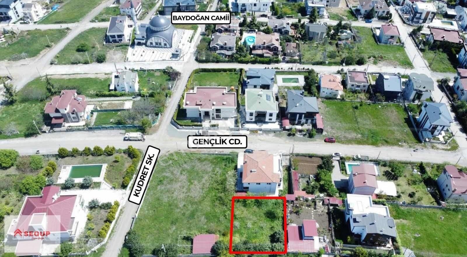 Segup'tan Satılık Alanlı'da Villa Parseli Deniz Manzaralı !!