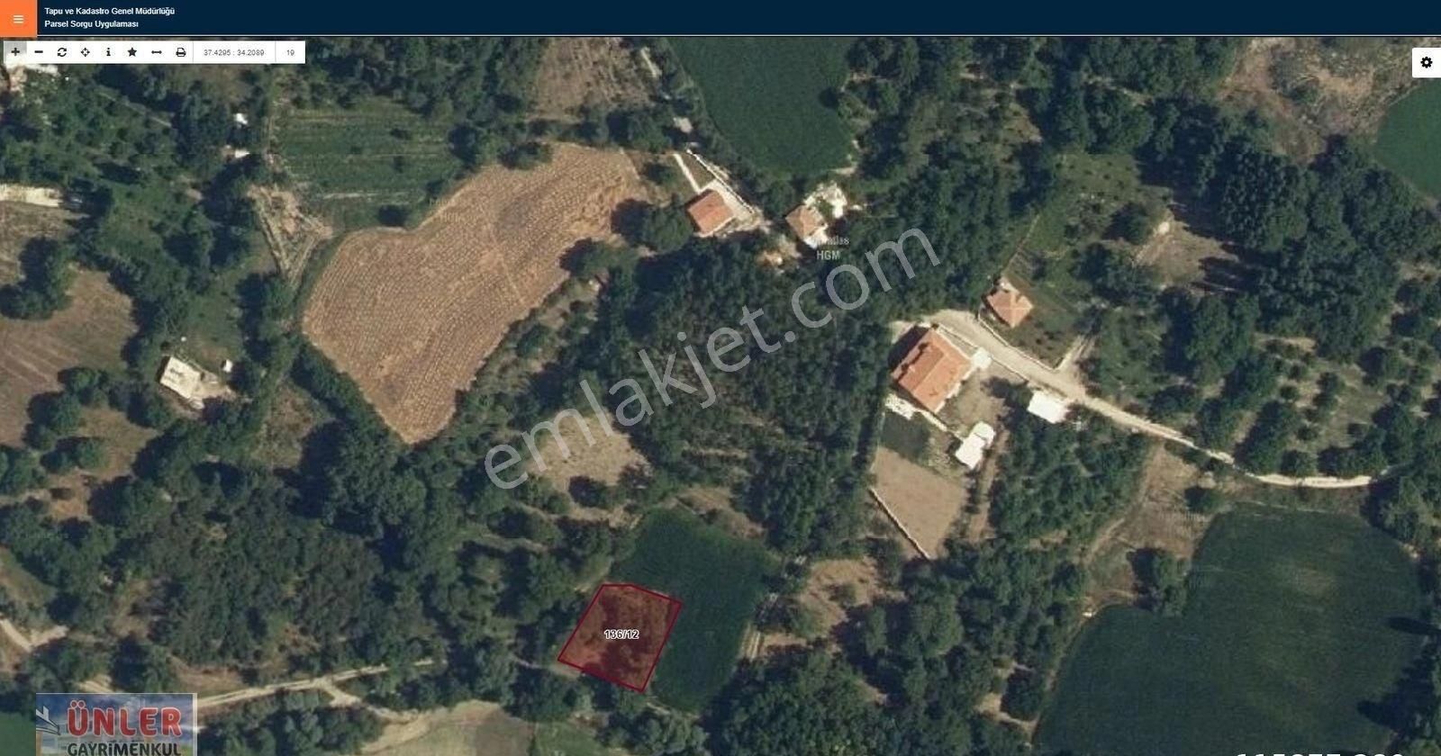 Halkapınarda Tek Tapulu 787 Metrekare Sulu Bahçemiz