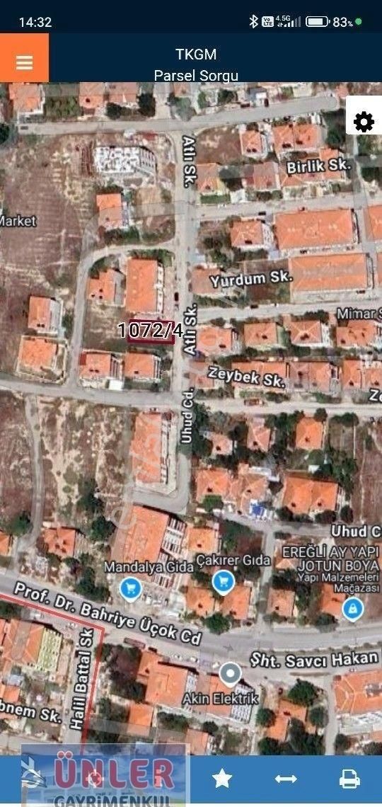 Mimarsinanda 247 Metrekare Satılık Tek Tapu Arsamız