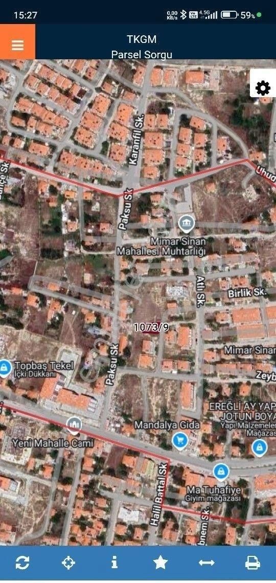 Mimar Sinanda 216 Metrekare Tek Tapulu 6 Kata İmarlı Arsa