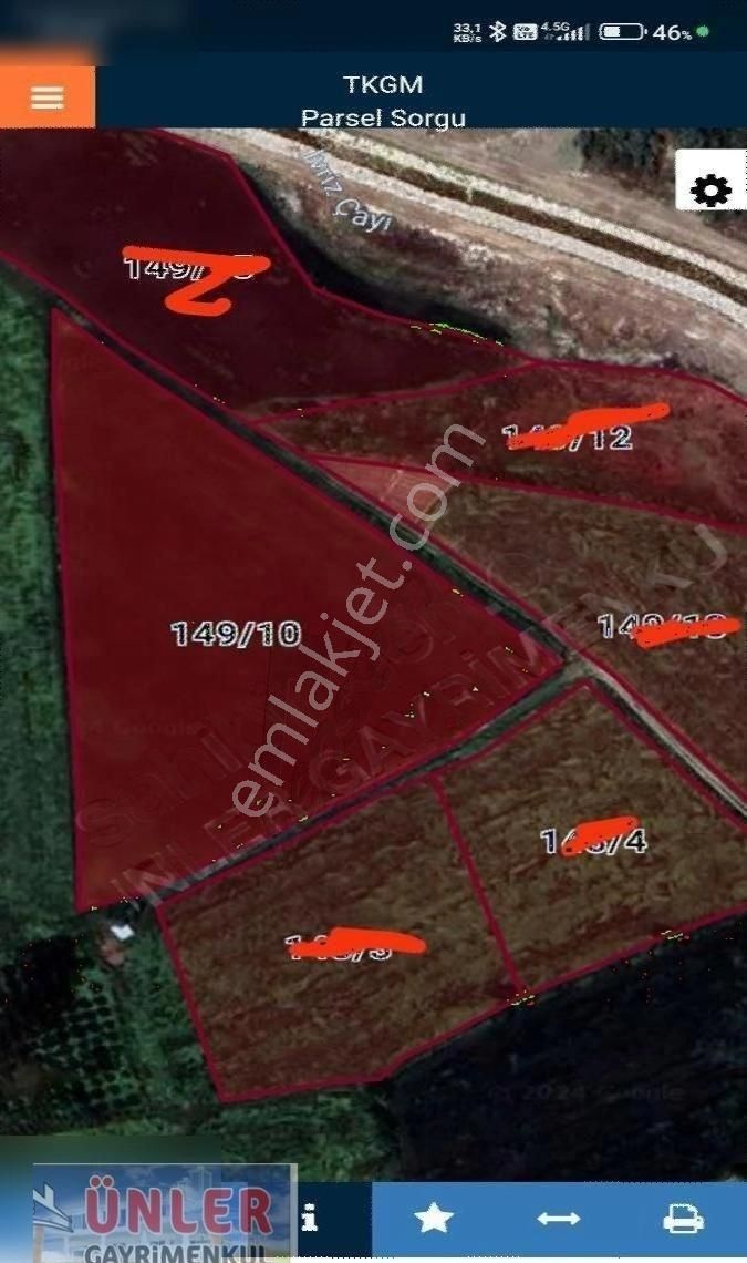 Sarıcada Tek Tapu Sulu 30 Evlek Tarla Elektrik Su Telefon Acilll