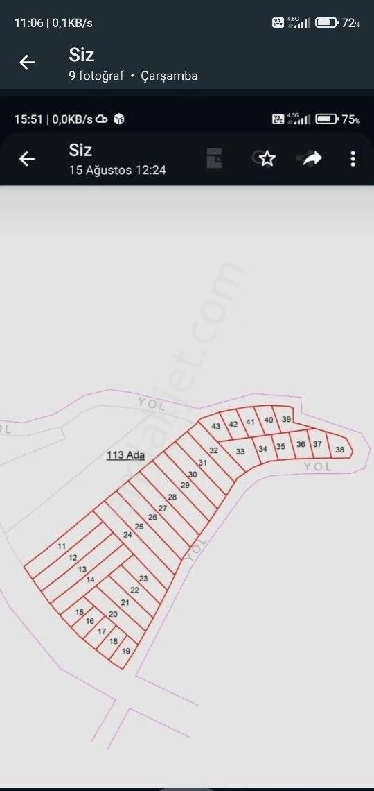 16 Adet Daire Sığan İki Adet Arsam Satılık