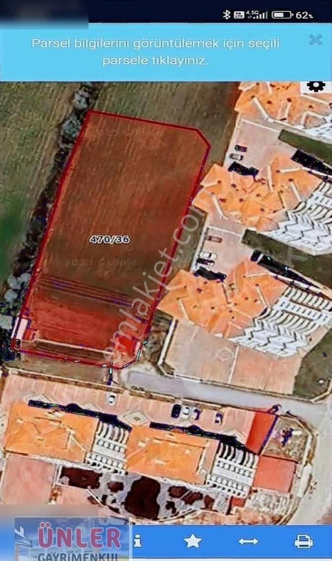 Çömlekçide Gübeler Sitesi Yanı 3066 Metrekare 3 Tarafı Yol Cephe