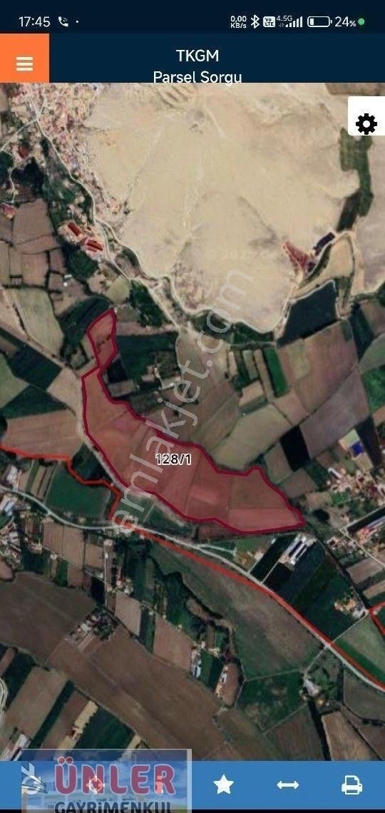 Hacımemişte 40 Evlek Şehir Manzaralı Muhteşem Sulu Arazi
