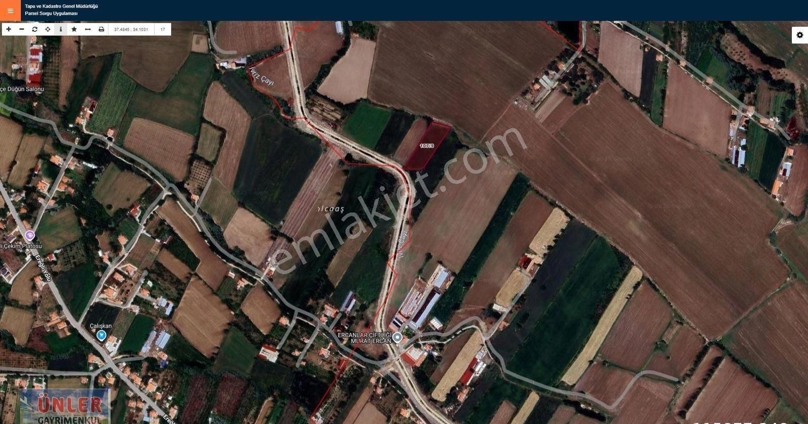 Belceağaçta 4572 Metrekare Tek Tapu Sulu Bahçemiz