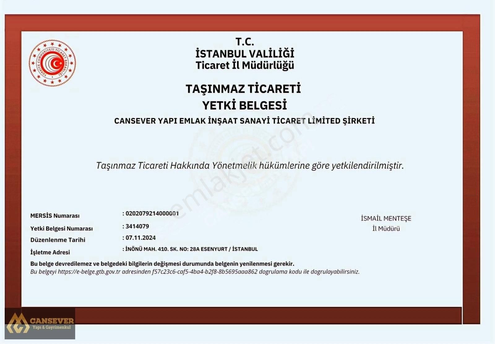 Cansever Yapı'dan Ana Cadde Üzeri 3+1 Satılık Daire Fırsatı