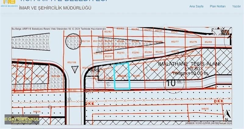 329 M² Sanayi İmarlı Cadde Üzeri Arsa - Arifiye Arifbey Mah. - Görsel 11