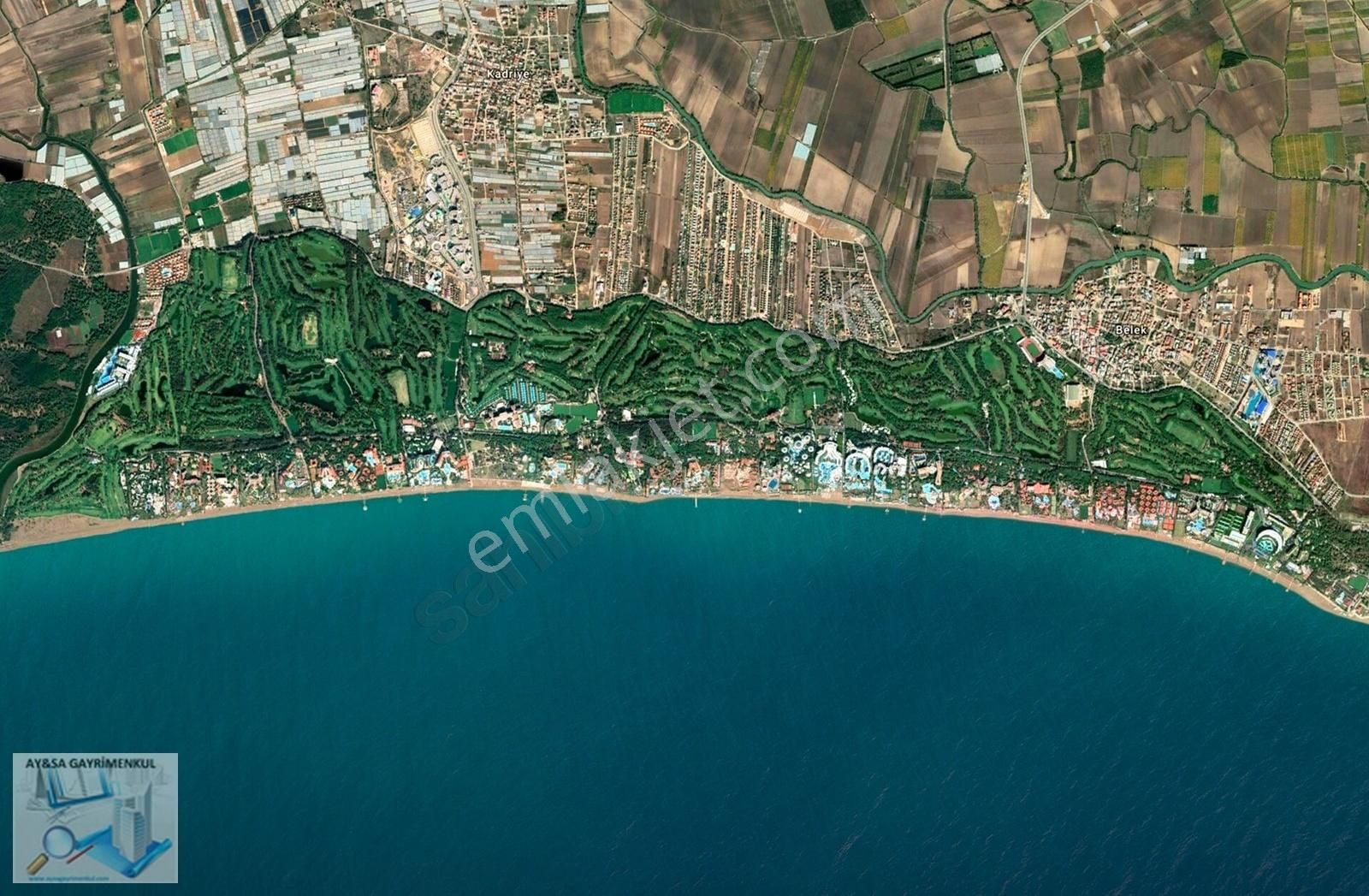 Aysa'dan Belek Kadriye Turizm Yoluna Sıfır İmarlı 4250m² Arsa