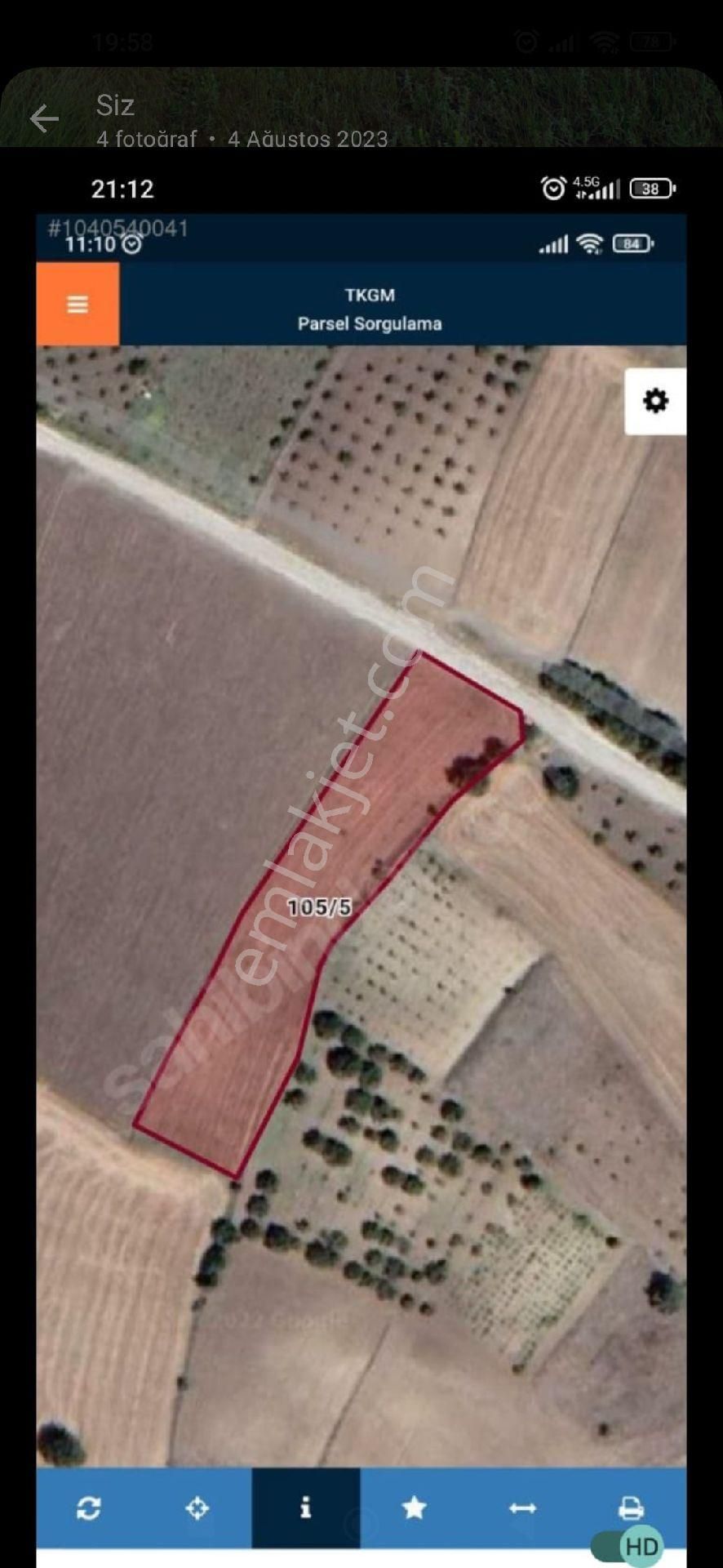 4500m2 İçinde Ceviz Ağaçları Vardır