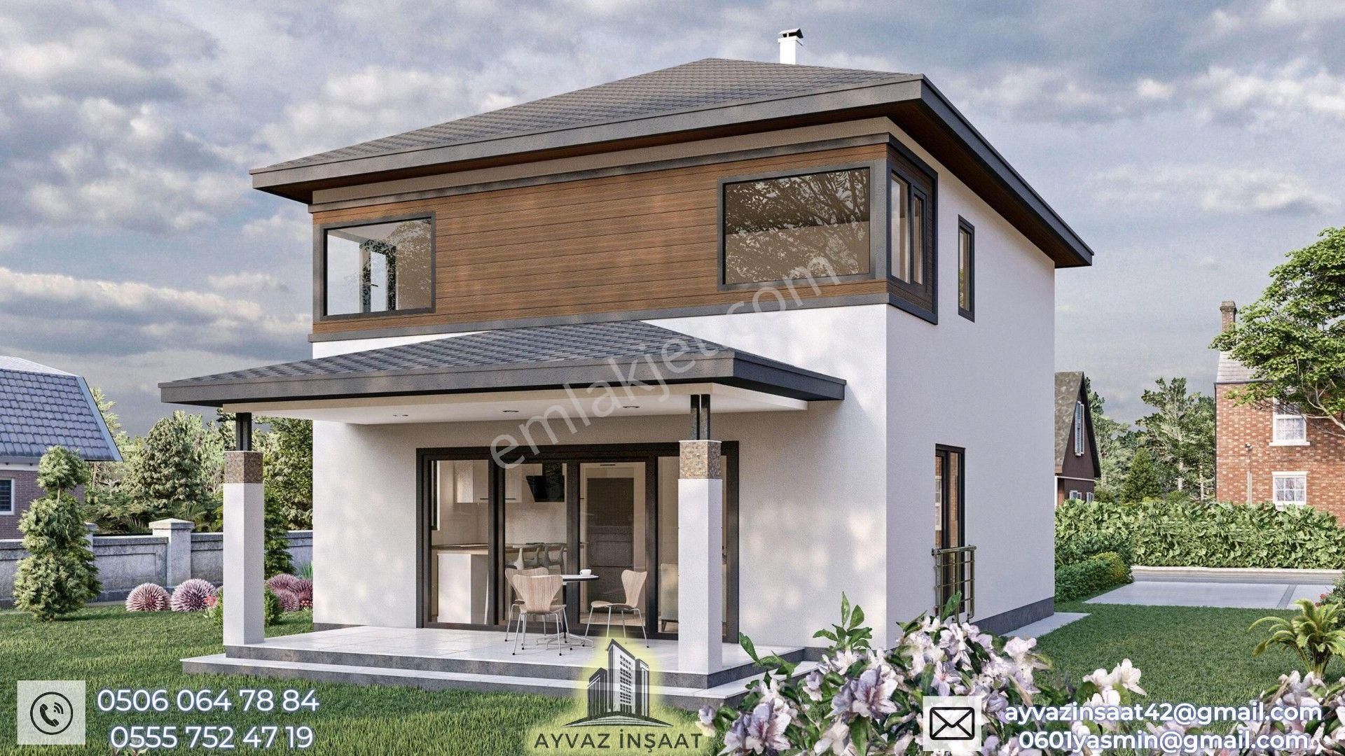 "rahat Ve Huzurlu Bir Yaşam: 140 M² Prefabrik Yazlık Villa"