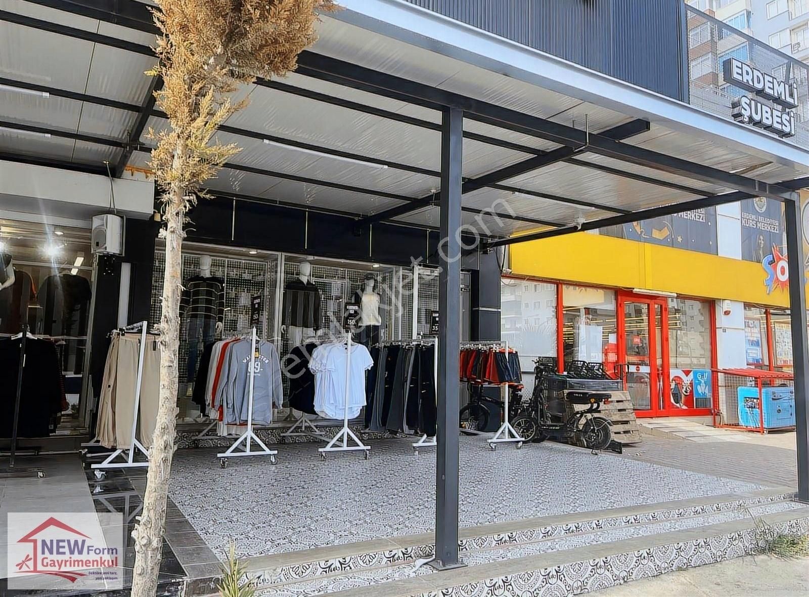 New Form'dan Erdemli'de 240 M2 Satılık Dükkan&mağaza