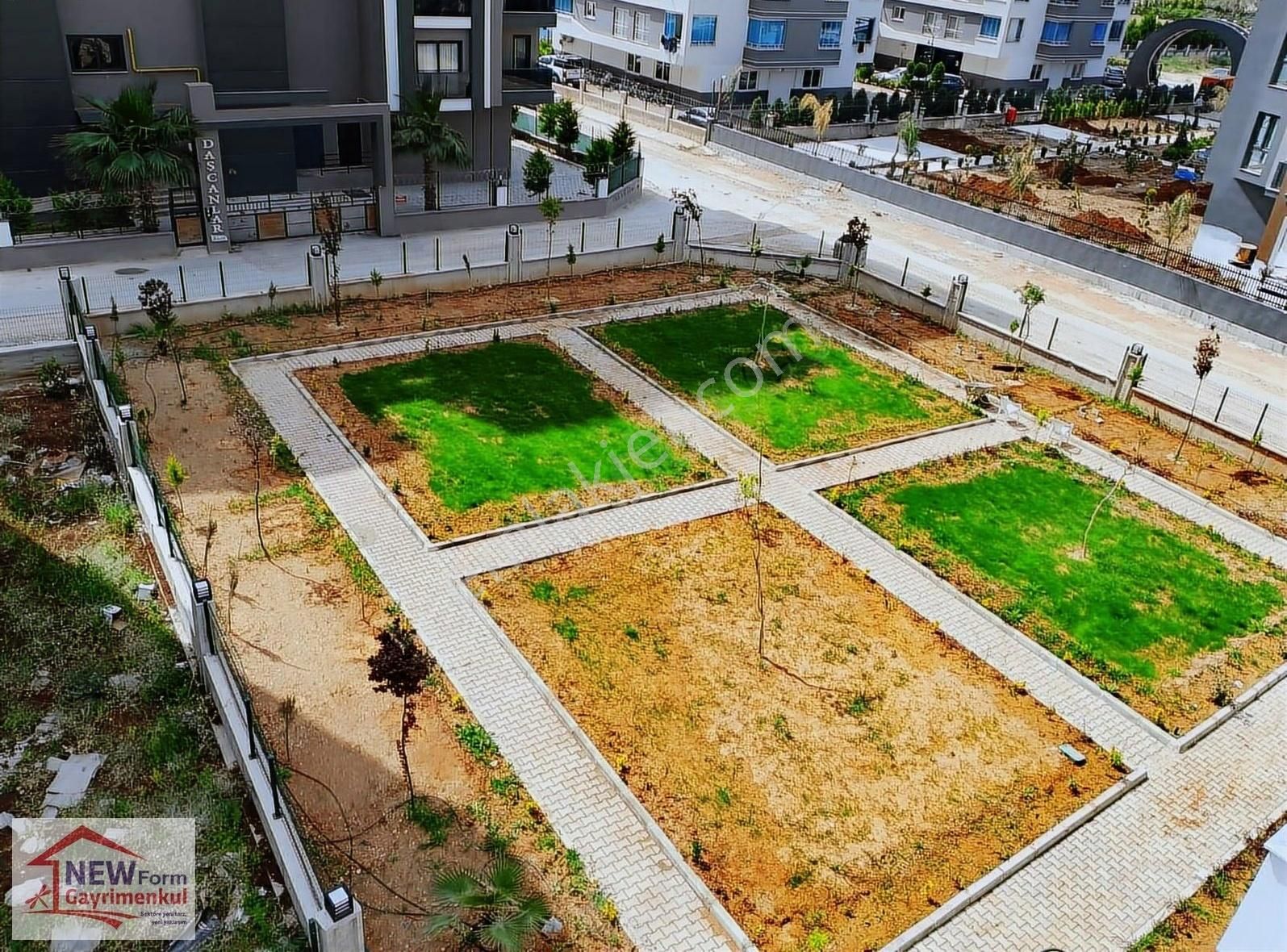 New Form'dan Mezitli Tece'de Tek Bloklu Sitede 2+1 Kiralık Daire