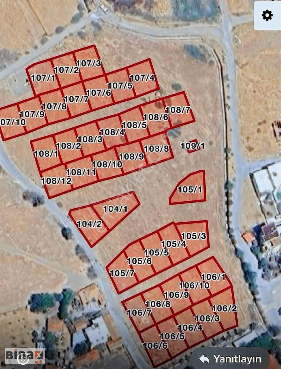 Bergama Küçükkaya'da İkiz Villa İmarlı Arsa