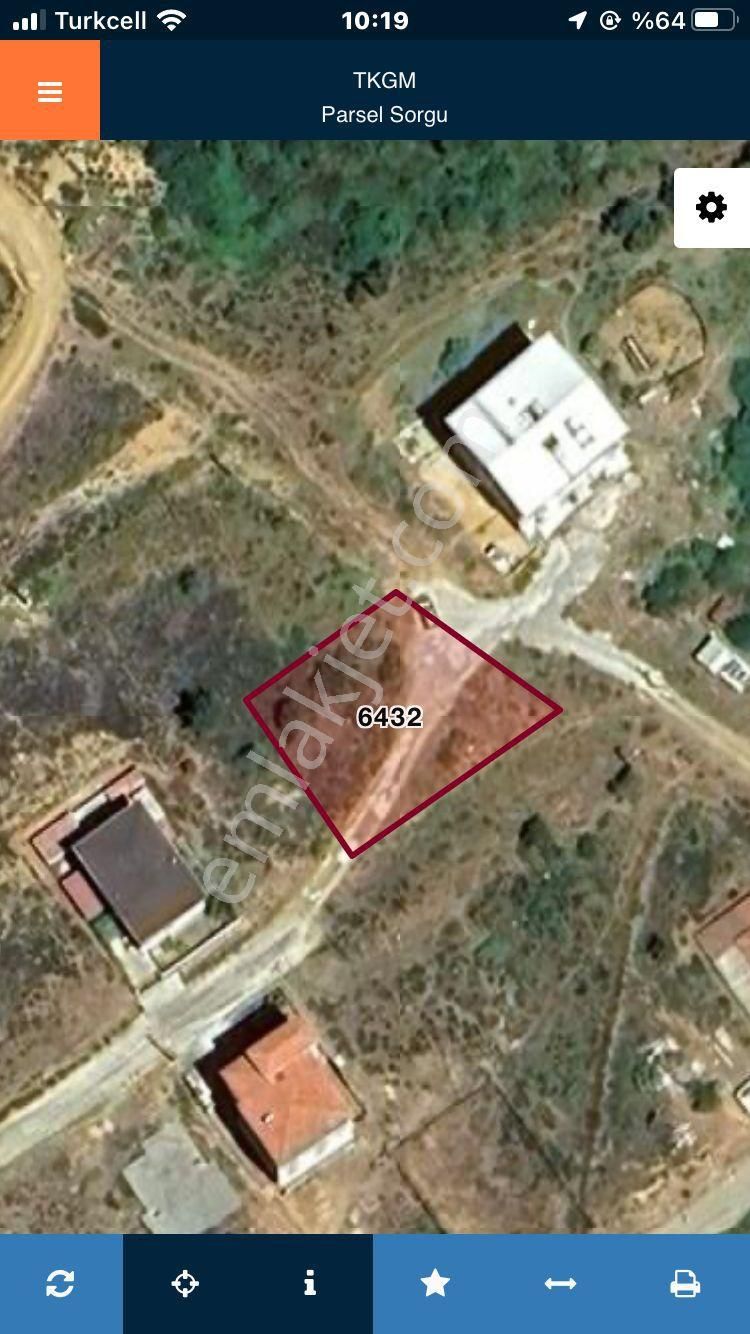 Armutlu Karşıyaka'da Full Deniz Manzaralı 530m İmarlı Arsa