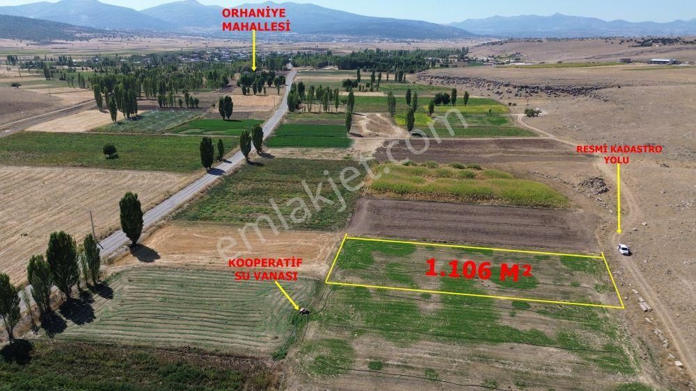 Konya / Akören / Orhaniye Mahallesinde 1.106 M² Müstakil Tapulu Tarla
