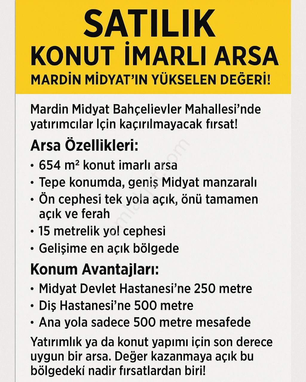 Acil Satılık Arsa