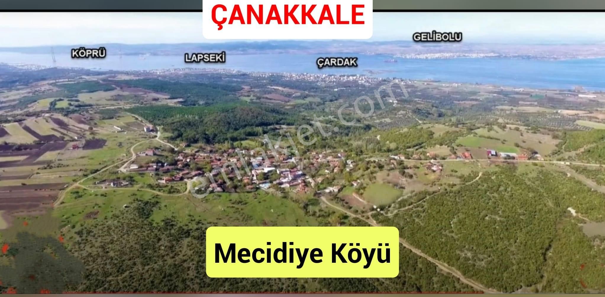 Lapseki'de, Çanakkale Boğazı Manzaralı, Denize 5 Km, 1.515 M2 Müstakil Tapu Tarla