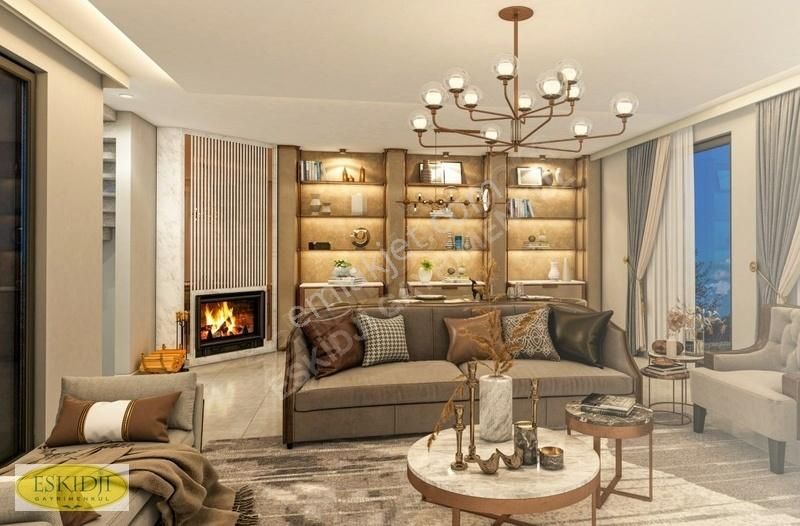Çanakkale Dardanos Avlu Villalar Projesinde Satılık 7+1 Villa