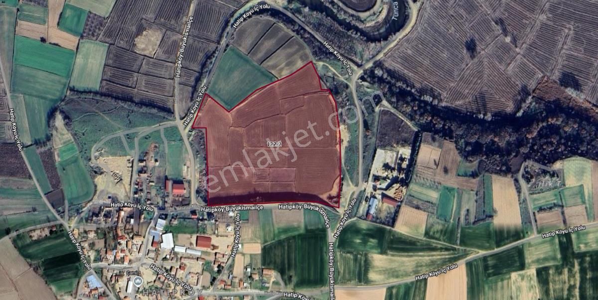 Edirne Merkez Hatip Köy Tek Tapu Satılık Kelepir Satılık Arsa