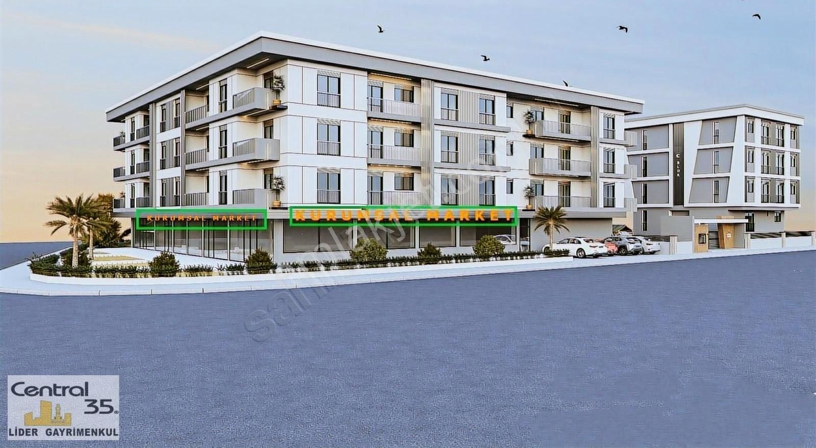 Central35 Akıncılar İzban Krş 2+1 98m2 Ayrı Mtfk Opark Asansör