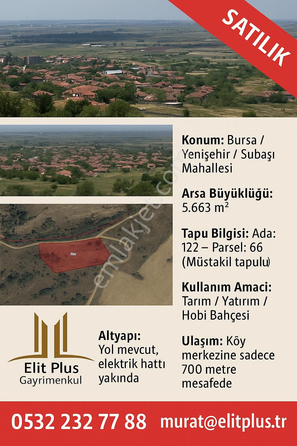 🌾 Satılık Tarla – Bursa / Yenişehir / Subaşı Mahallesi - Görsel 22