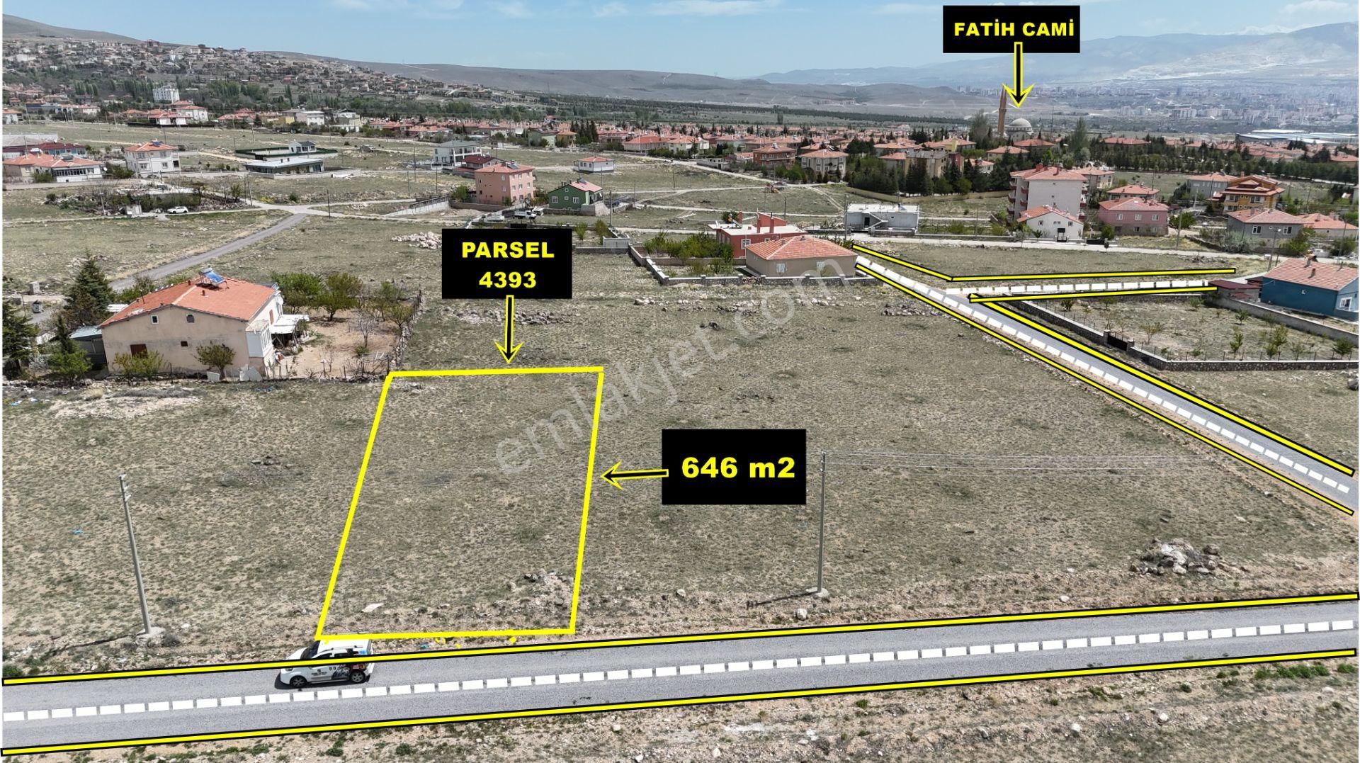 E.gökal Koyunlu Mükemmel Yatırım !! 646 M2 Yola Cepheli !! Arsa