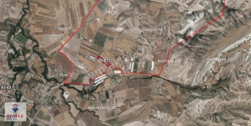 Ayaş'ta Tek Tapu 6.672 M2 Yola Yakın Tarla