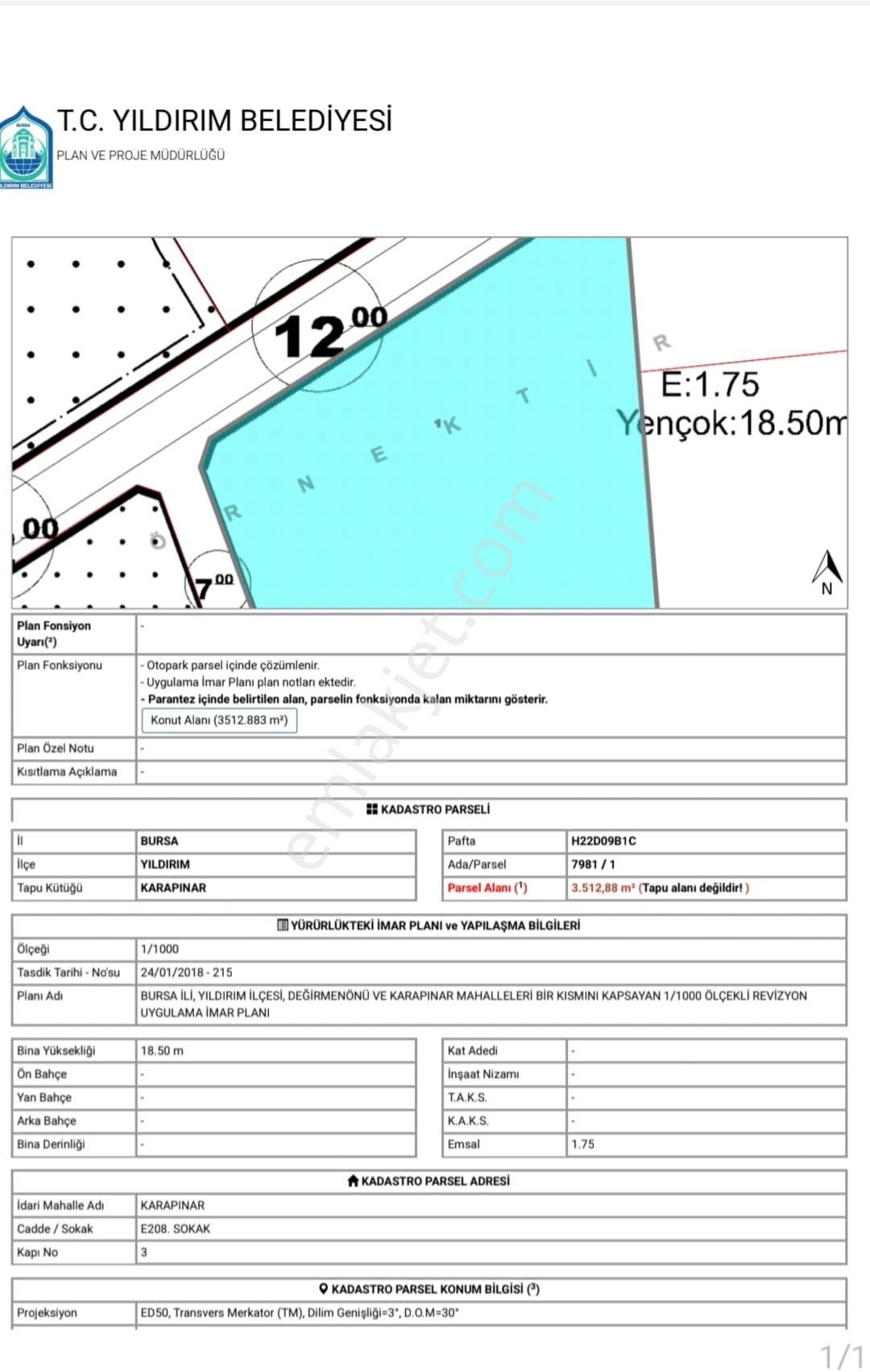 Yıldırım Karapınar Kentsel Dönüşüm De Satılık Hisse - Görsel 5