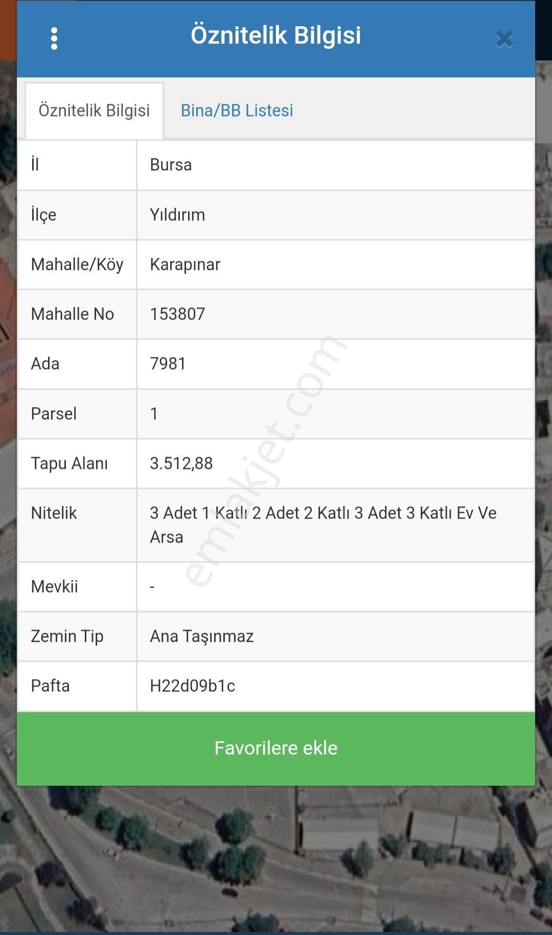Yıldırım Karapınar Kentsel Dönüşüm De Satılık Hisse - Görsel 4