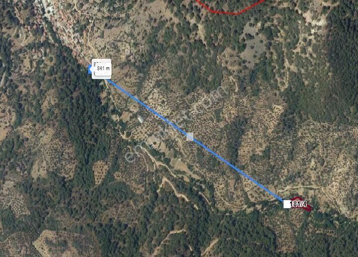 Göktepe Emlak Burhaniye Sübeyliderede Yolu Olan 1757m2 Bahçe