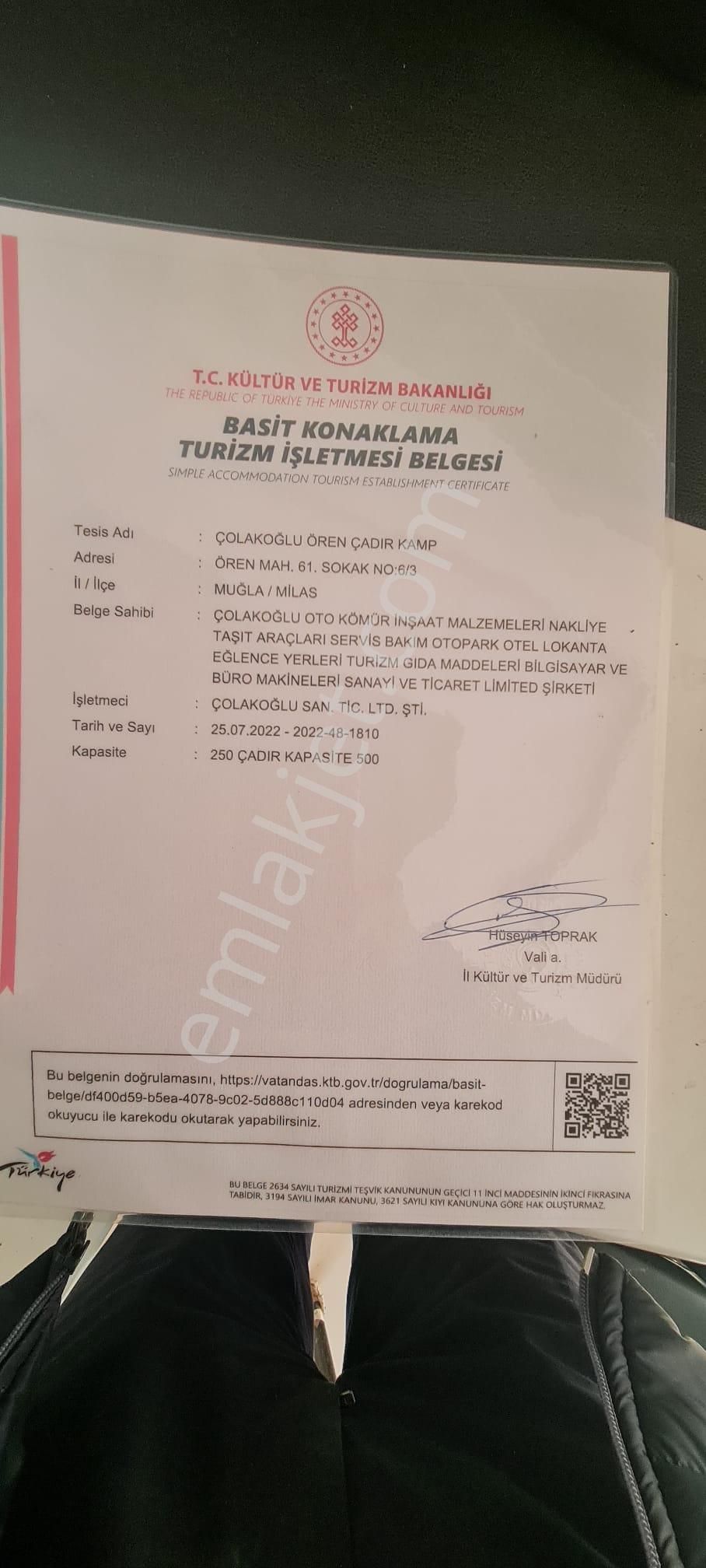 Gökova Körfezi Ören Cennetinde Satılık Arazi - Görsel 2