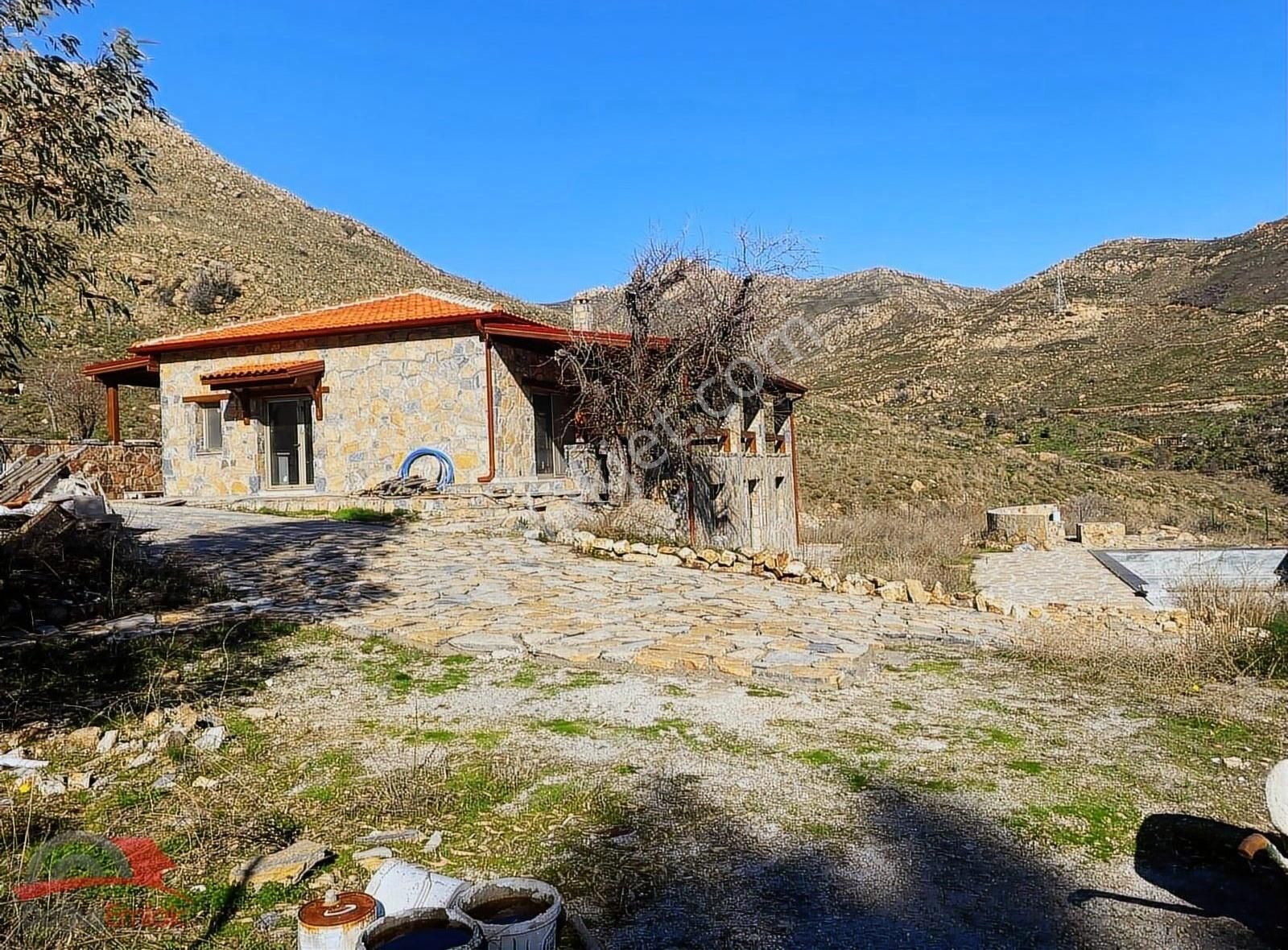 Doğuş Emlak'tan Satılık 4 Dönüm Tarla Ve 108 M2 Havuzlu Taş Ev - Görsel 16