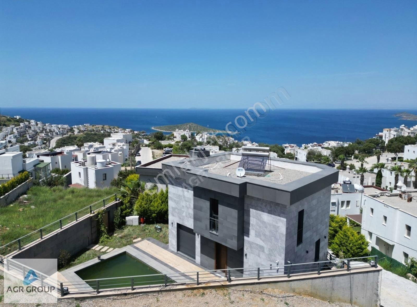 Agr Group'tan Gümüşlükte Fırsat Deniz Manzaralı Havuzlu Villa !