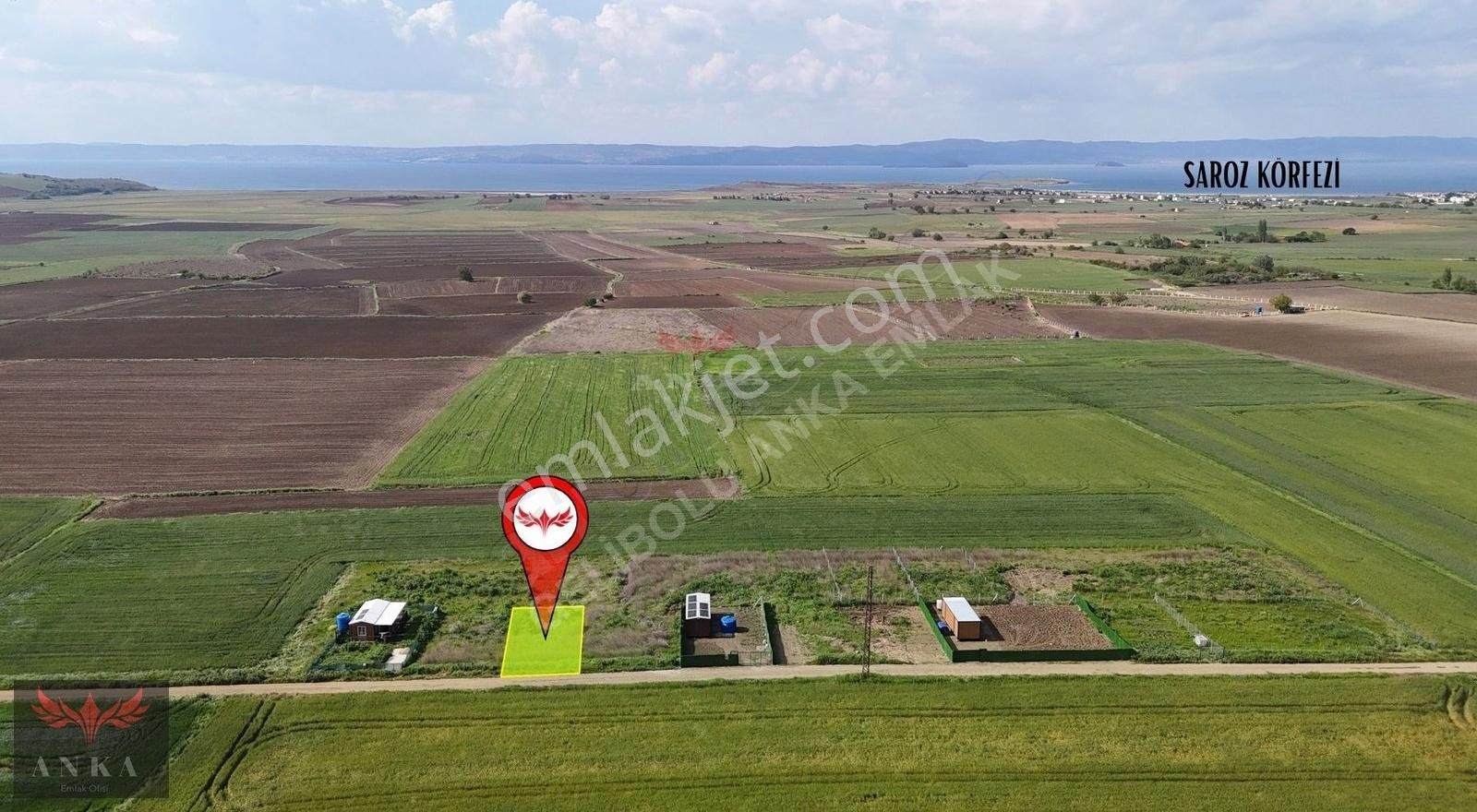 Gelibolu Anka Emlak ' Tan Saros Manzaralı Satılık Arsa