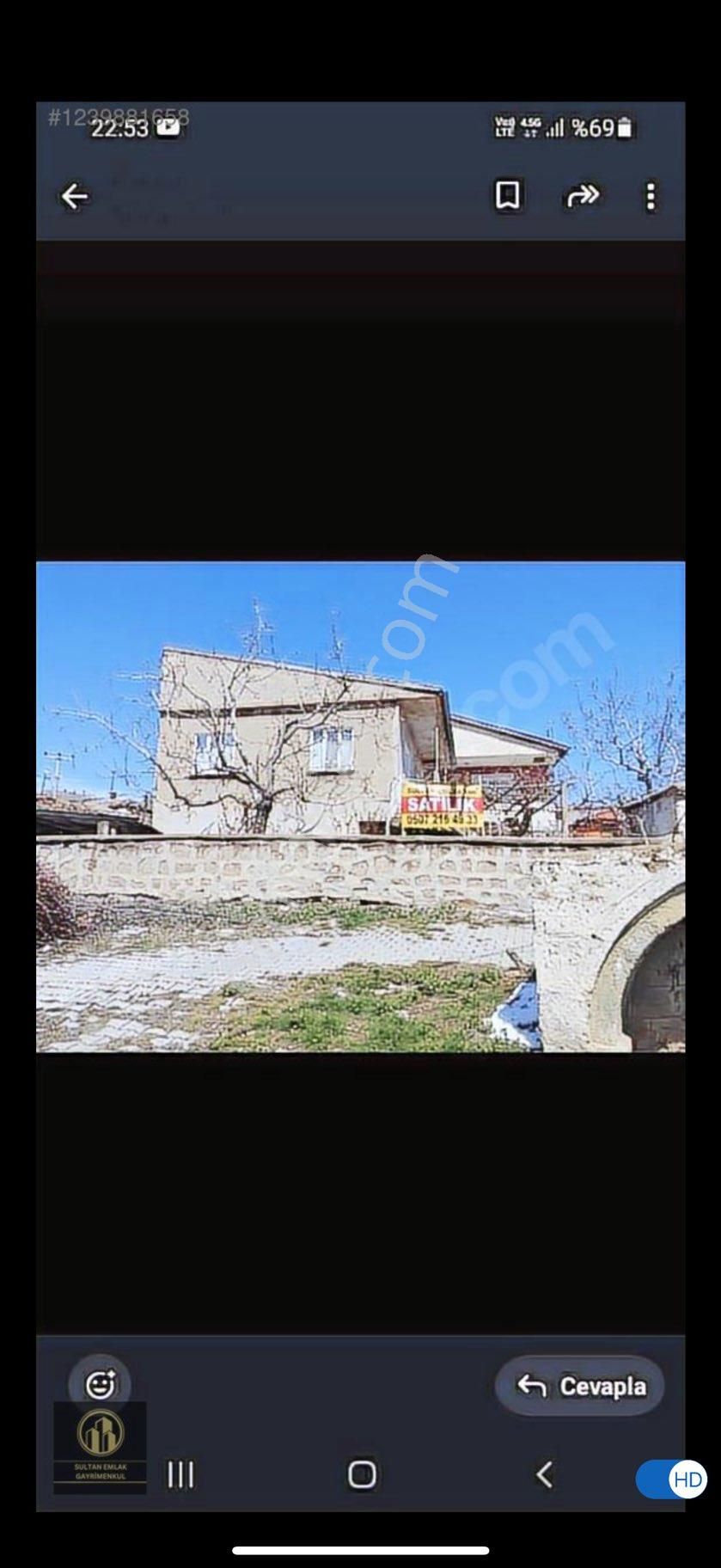Çamardı Bereketli’de İki Katlı Satılık Ev