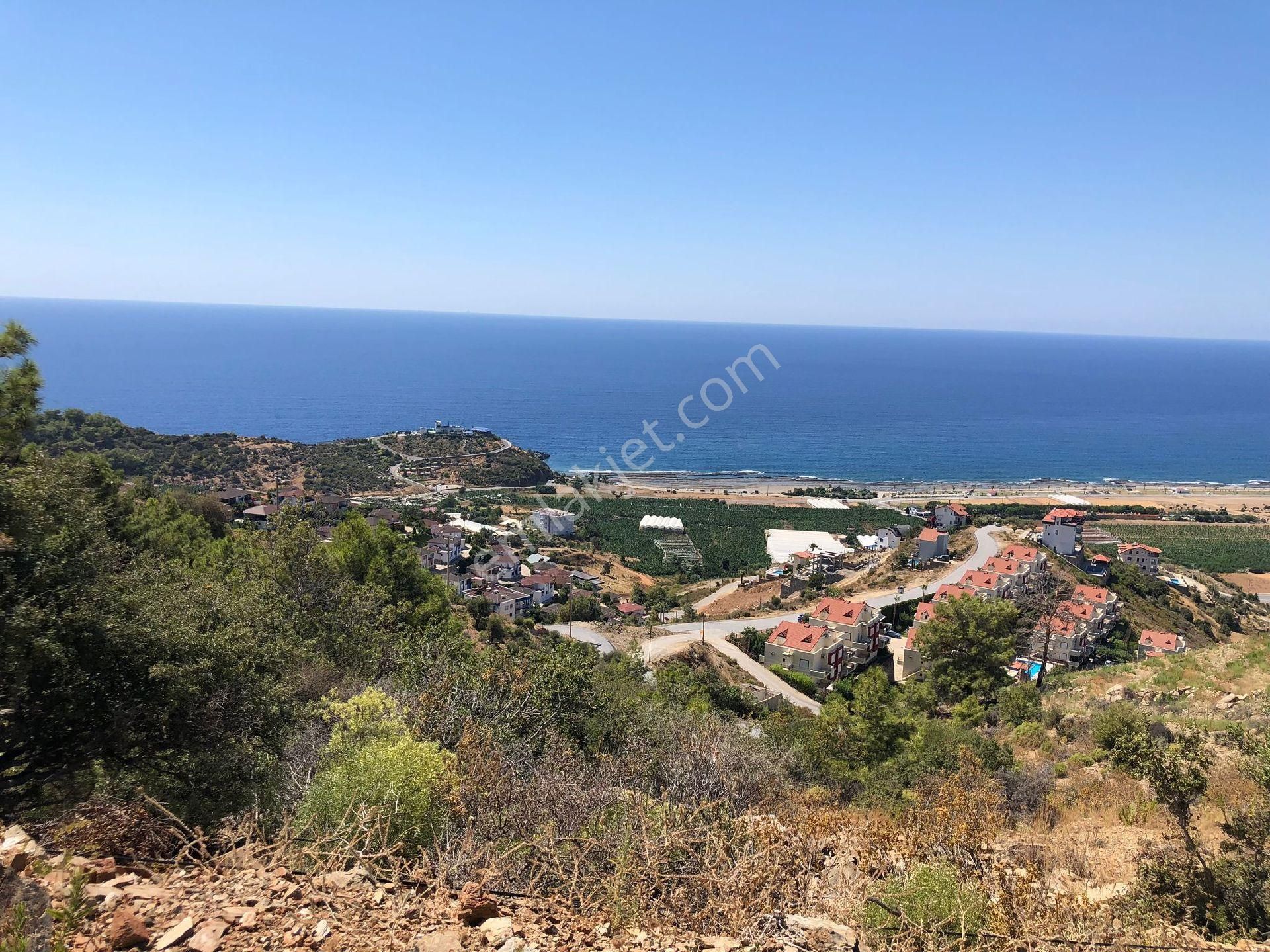 Gazipaşa/koru Mah.deniz Manzaralı 1038m2 Satılık Arsa