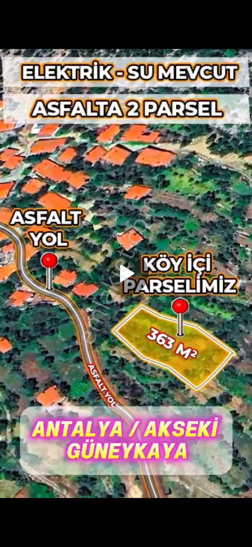 Antlaya Akseki De Acil Satilik Konut İmarlı Arsa